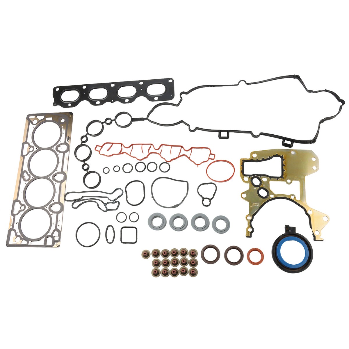 SET EMPAQUE CHEVROLET CRUZE 1.8 2011-2016 SONIC 1.6 2012-2016 TRAX 2011-2016 AVEO ECOTEC 1.6 2009-2013 (EXISTE EN ASBESTO O LAMINADO )