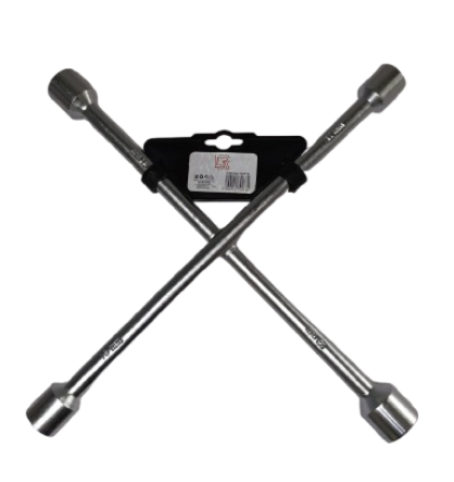 LLAVE CRUZ CROMADA