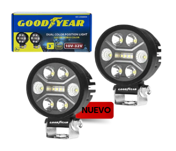 FAROL AUXILIAR LED 22W 1800LM GOOD YEAR