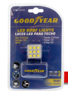 TABLETA PARA CABINALUZ LED - 9 LEDS