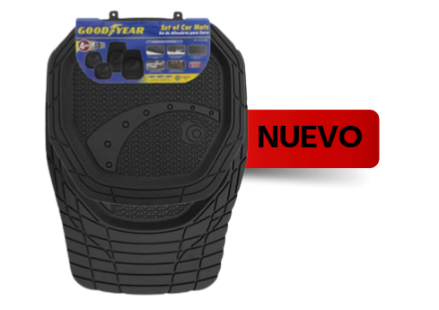 ALFOMBRA P/AUTO 4PZAS GOOD YEAR