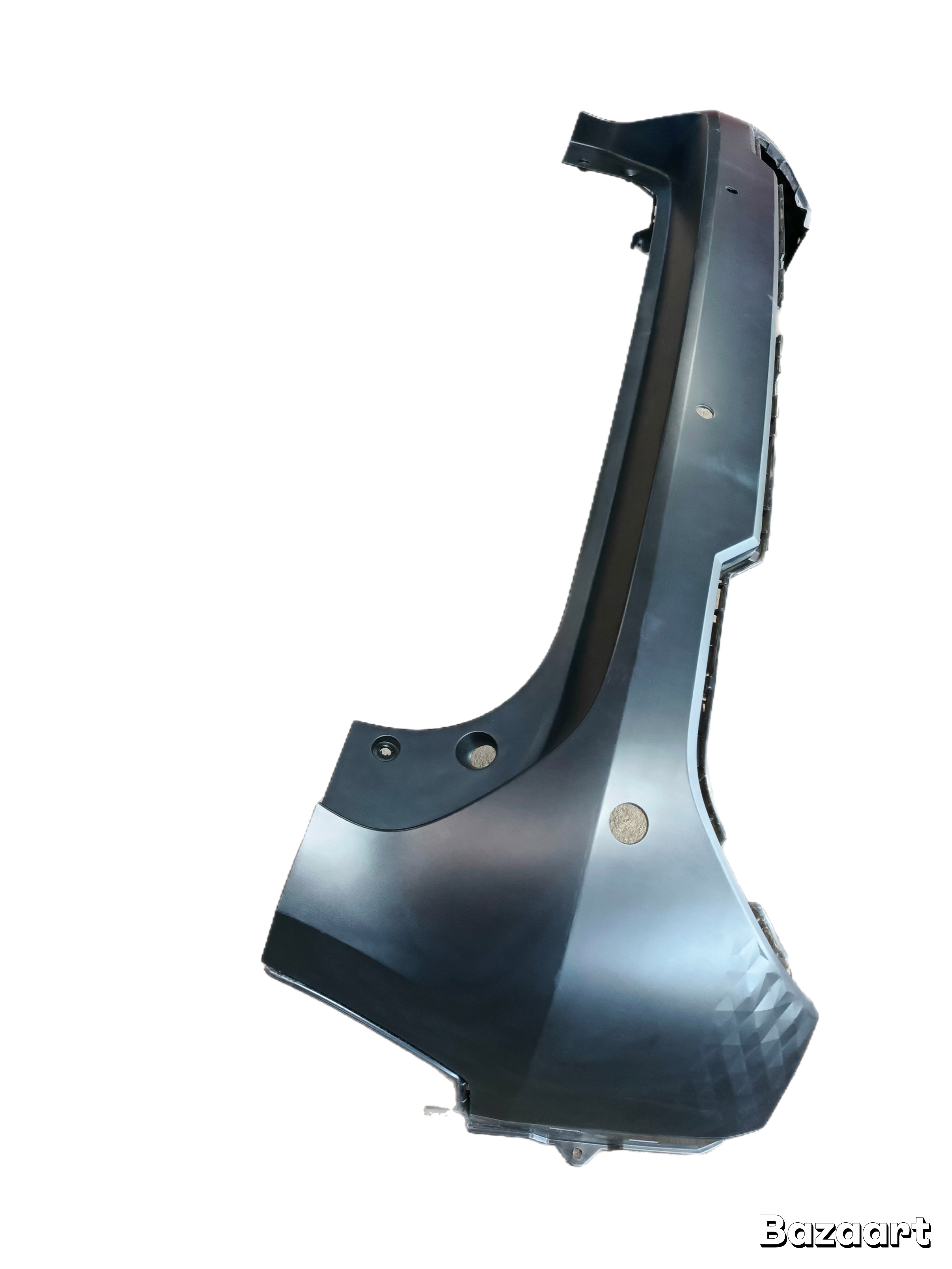 Bumper trasero negro texturado...