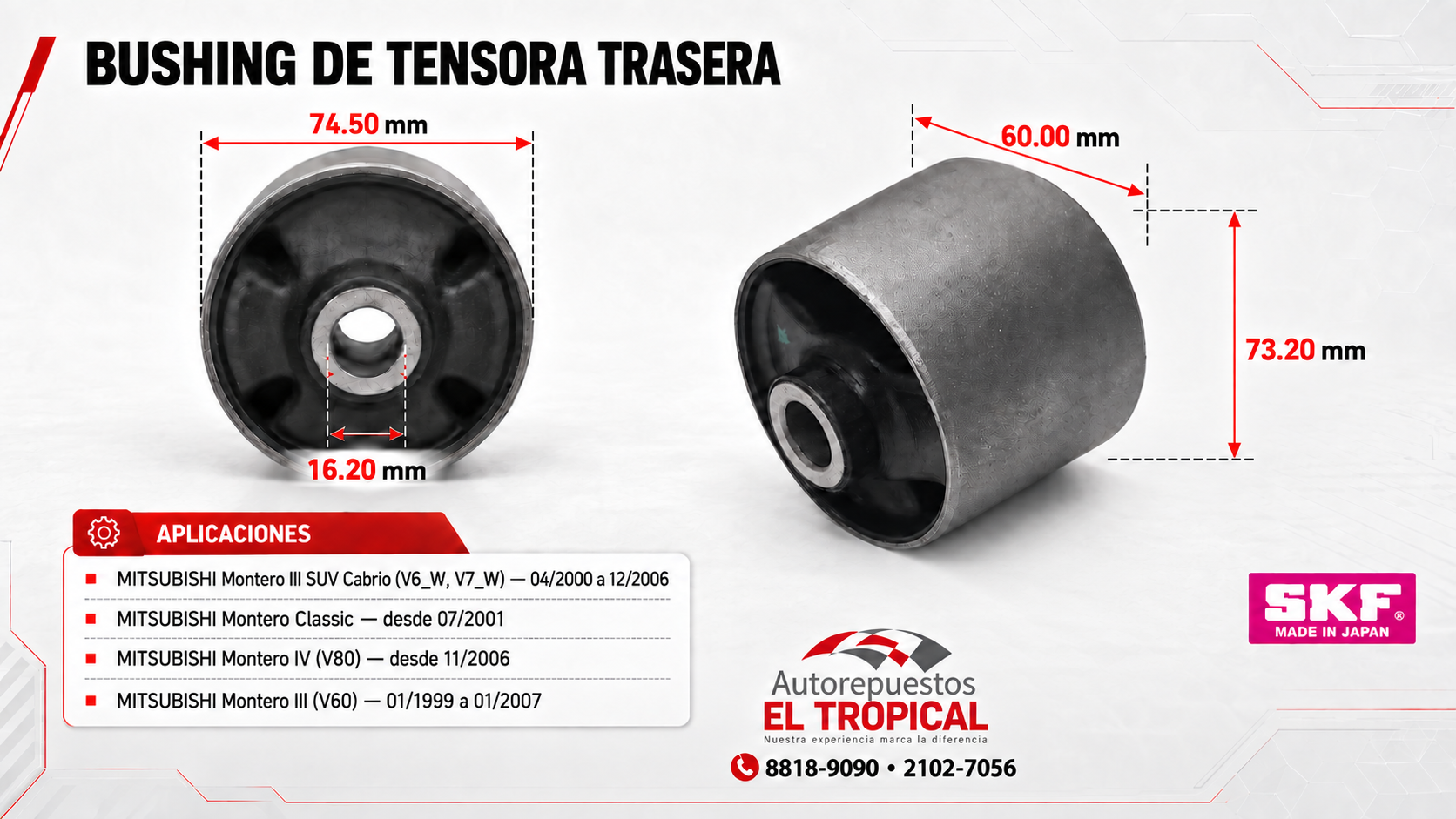 BUSCH TENSORA TRAS. MONTERO 3.0