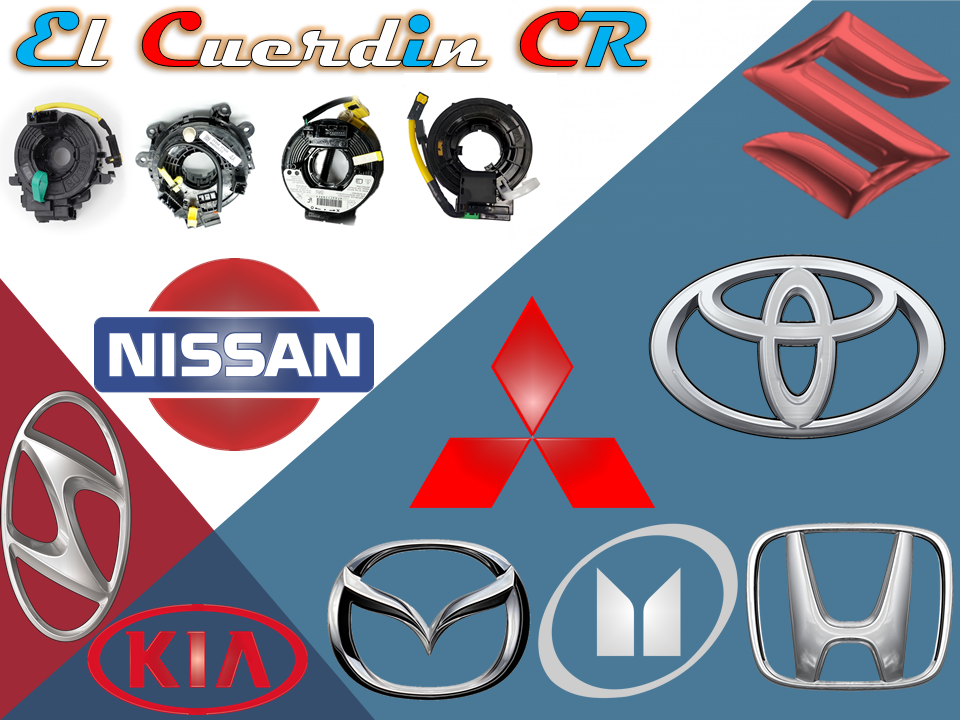 Cuerdas de Airbag Para Toyota, Nissan, Mitsubishi, Honda, Isuzu, Mazda, Hyundai y Kia