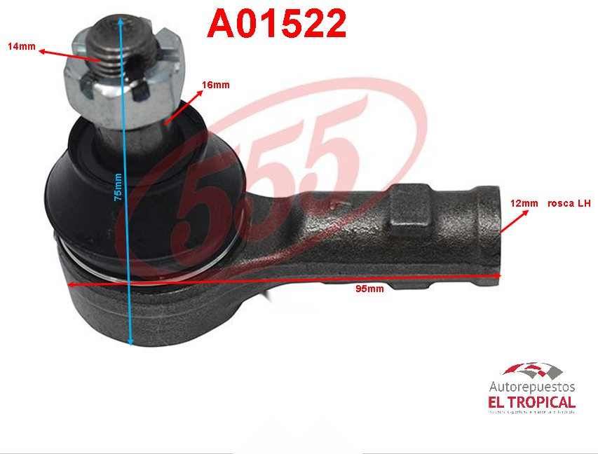RÓTULA EXTERIOR LH.KB 88-89/TROOPER 87-SE-5281L