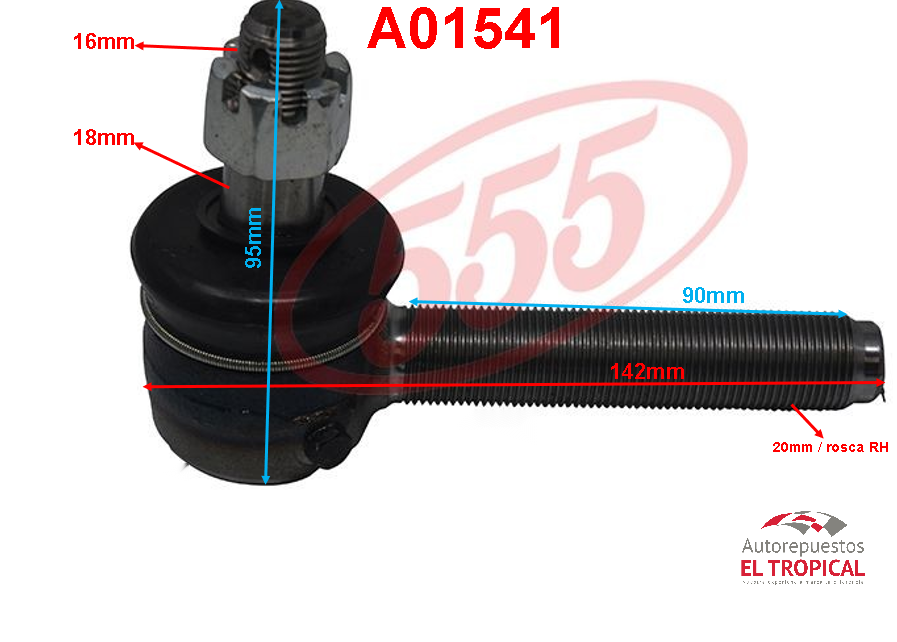 RÓTULA EXTERIOR RH.FORWARD SBR -84 SE5131R