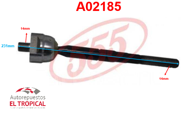 Rotula de cremallera DM.T PREVIA SR-3520