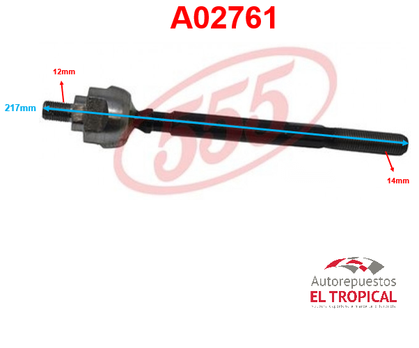 Rotula de cremallera CRV SR-6220 97-2000