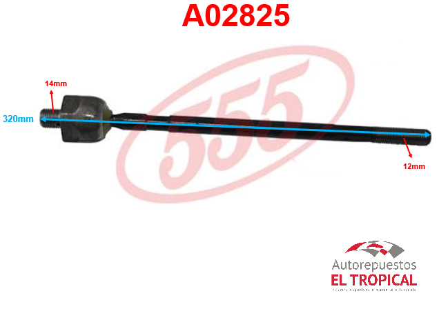 Rotula de cremallera BALENO 96- SR-7580