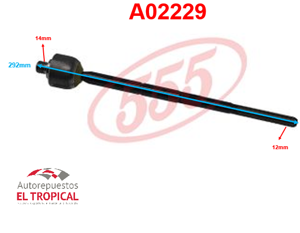 Rotula de cremallera SENTRA B14 B15 00-05 SR-4930