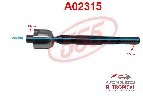 Rotula de cremallera URVAN 01- SR-4970
