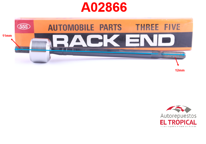 Rotula de cremallera CHARADE 89-SR-3220