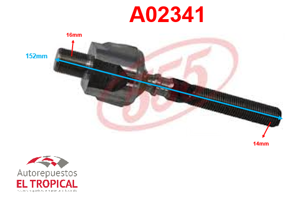 Rotula de cremallera DH LAUREL-89/200SX SR-4170