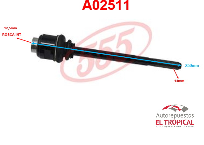 Rotula de cremallera LUV 4WD/TROOPER SR-5150