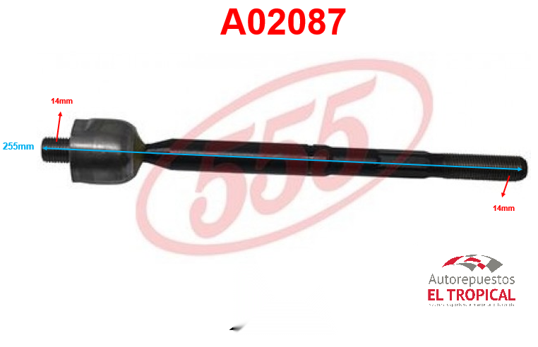 Rotula de cremallera YARIS 05- SIRION SR-T020