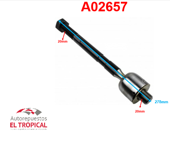 Rotula de cremallera CANTER  99-02 SR-7920