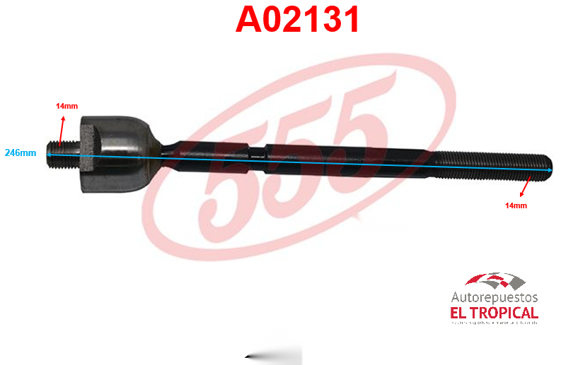 Rotula de cremallera DH.CRESSIDA LX70 SR-2671