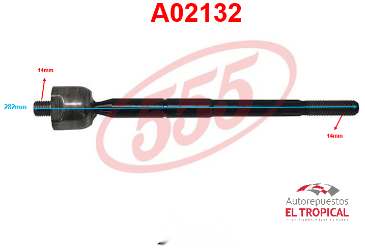 Rotula de cremallera DH. CRESSIDA LX80 SR-3500