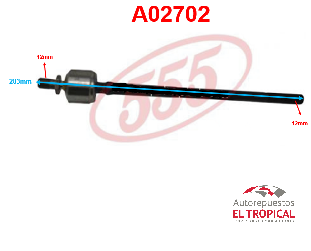 Rotula de cremallera CIVIC-83/ACCORD 85-88 SR-6040