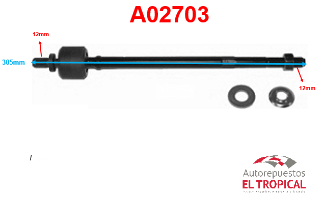 Rotula de cremallera CIVIC.84- CRX 83-87 SR-6060