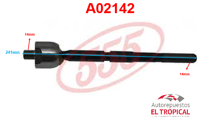 Rotula de cremallera DM.CAMRY 82-86 SR-2450 MODELANTERO F