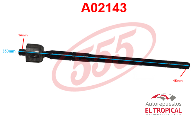 Rotula de cremallera CAMRY USA 92-99 SR-2930