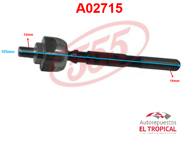 Rotula de cremallera CIVIC 96-99 SR-6260