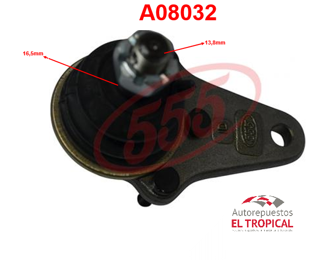 ROTULA INFERIOR HILUX-72 SB-2102