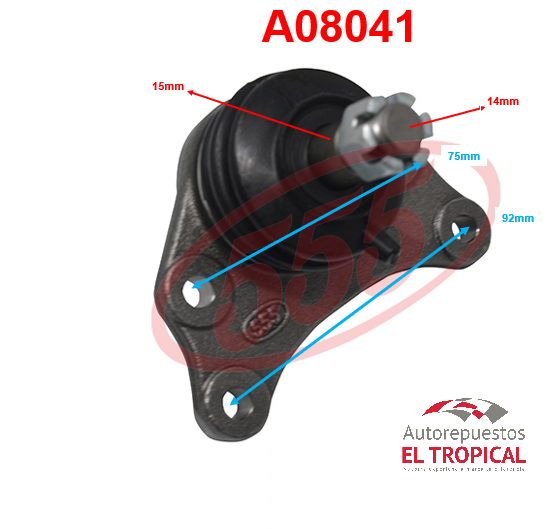 ROTULA SUSPENSION .HILUX 83-97 2WD SB-2471