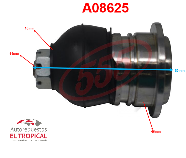 ROTULA SUSPENSION .L200 06- SB-7941 KA4T