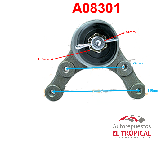 ROTULA SUSPENSION  JUNIOR -75 SB-4431
