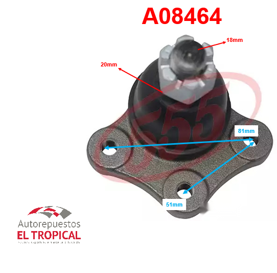 ROTULA INFERIOR  MICROBUS 83 BESTA SB-1412