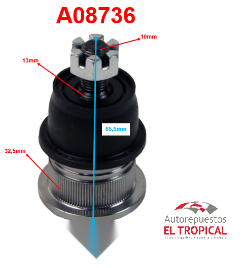 ROTULA SUSPENSION .TRAS.ACCORD 85-89 SB-6115 /0542