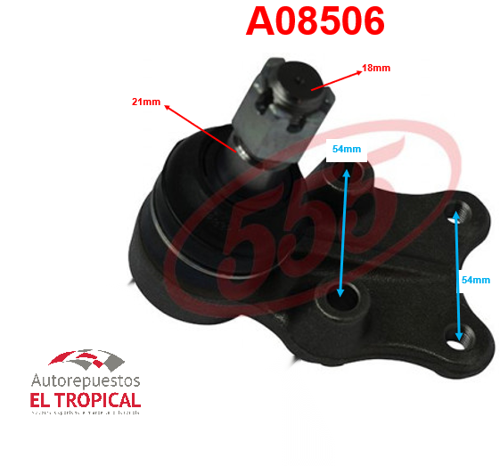ROTULA INFERIOR  KB 2WD 88-SB-5282