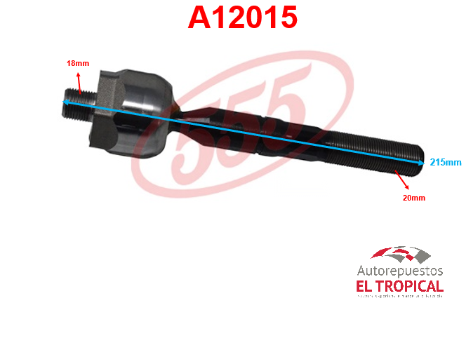 Rotula de cremallera LAND CRUISER 98-02 SR-3810