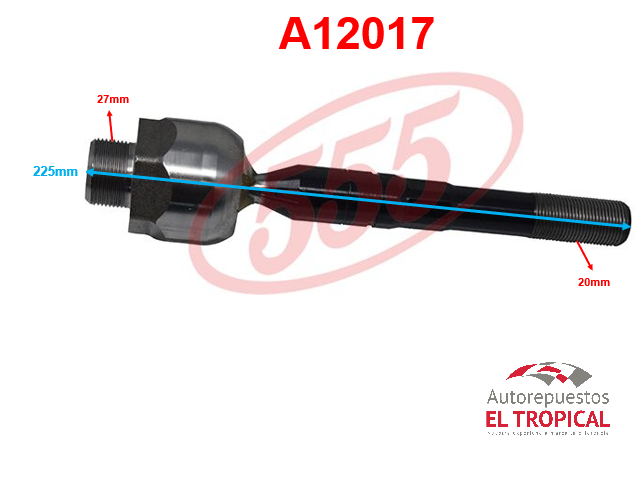 Rotula de cremallera LAND CRUISER 03-SR-3811
