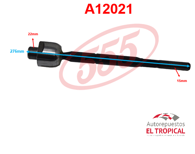 Rotula de cremallera PRADO/ 4RUNNER 02-SR-3840