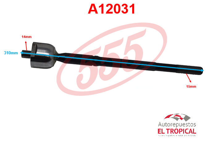 Rotula de cremallera HILUX 04-SR-3880 45503-09321