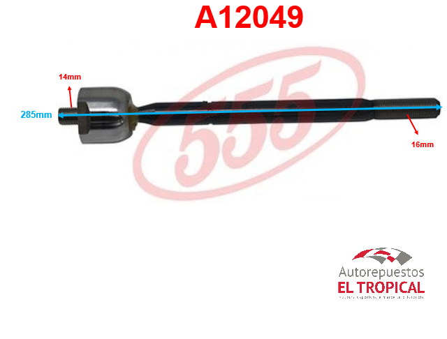 Rotula de cremallera TACOMA 4WD 05-09 SR-T330