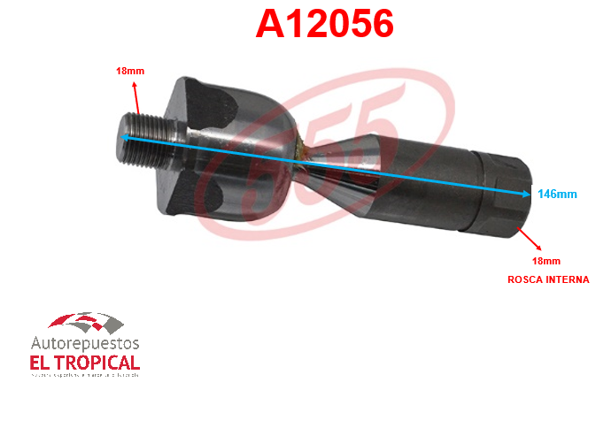 Rotula de cremallera HLUX TACOMA 4X4 95-03 SR-3560