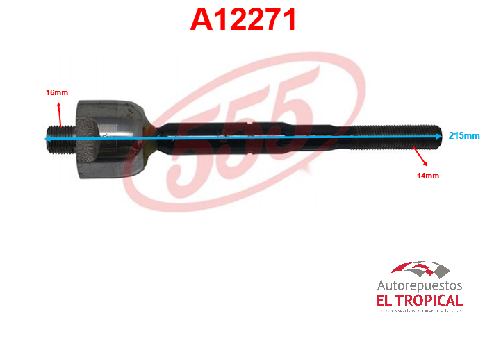 Rotula de cremallera NAVARA 07- SR-N250