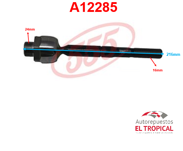 Rotula de cremallera SR-N800 NP300 FRONTIER
