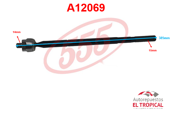 Rotula de cremallera  COROLLA MATRIX  SR-3960