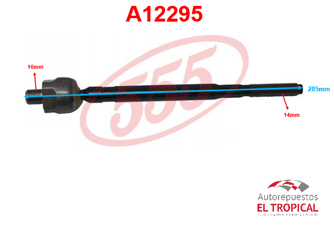 Rotula de cremallera MURANO 04-SR-N120