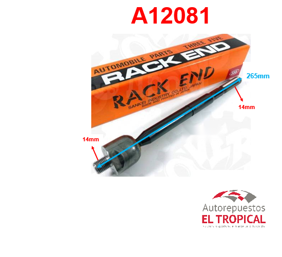Rotula de cremallera VITZ 10- SR-A100