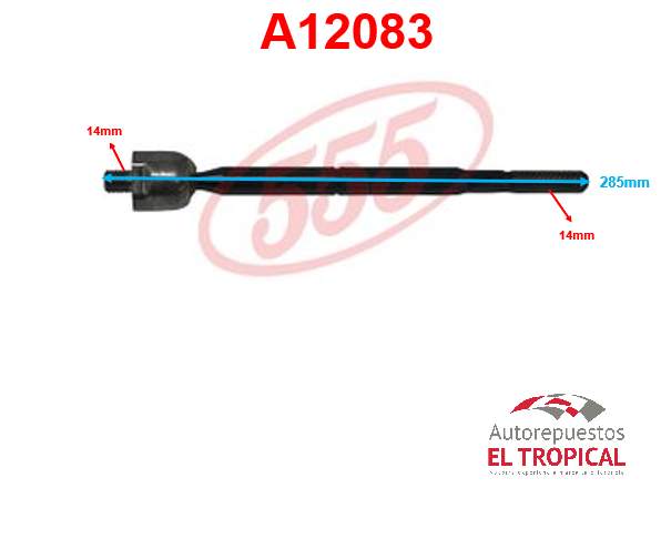 Rotula de cremallera YARIS 13- SR-T420