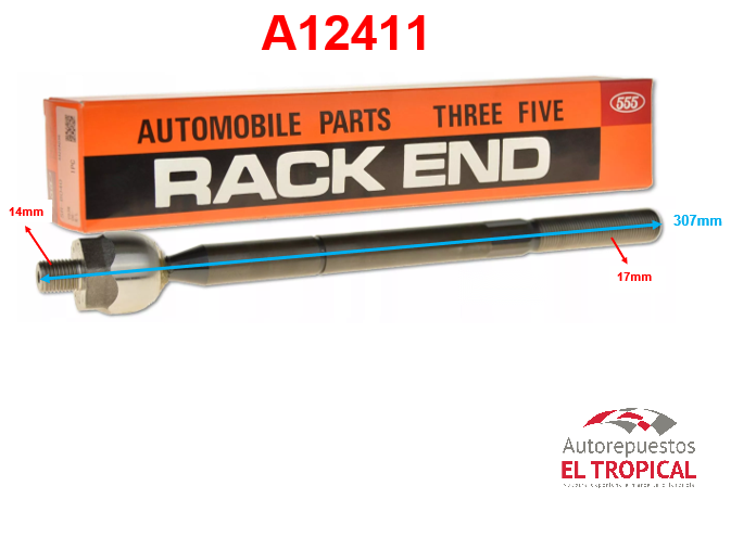 Rotula de cremallera MAZDA 03- SR-1650