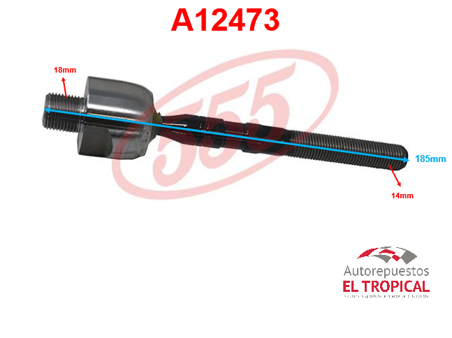 Rotula de cremallera MAZDA6 SR-1796