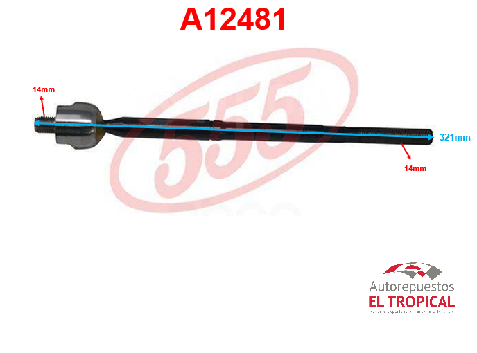 SR-1860 Rotula de cremallera CX-5