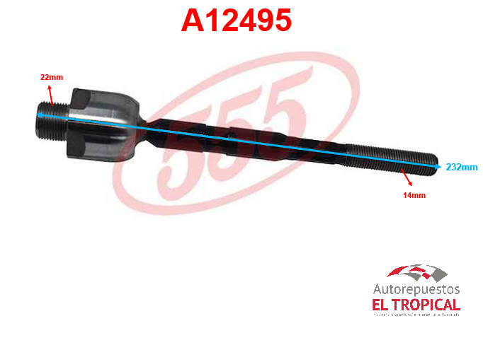 Rotula de cremallera CX-9 SR-1770